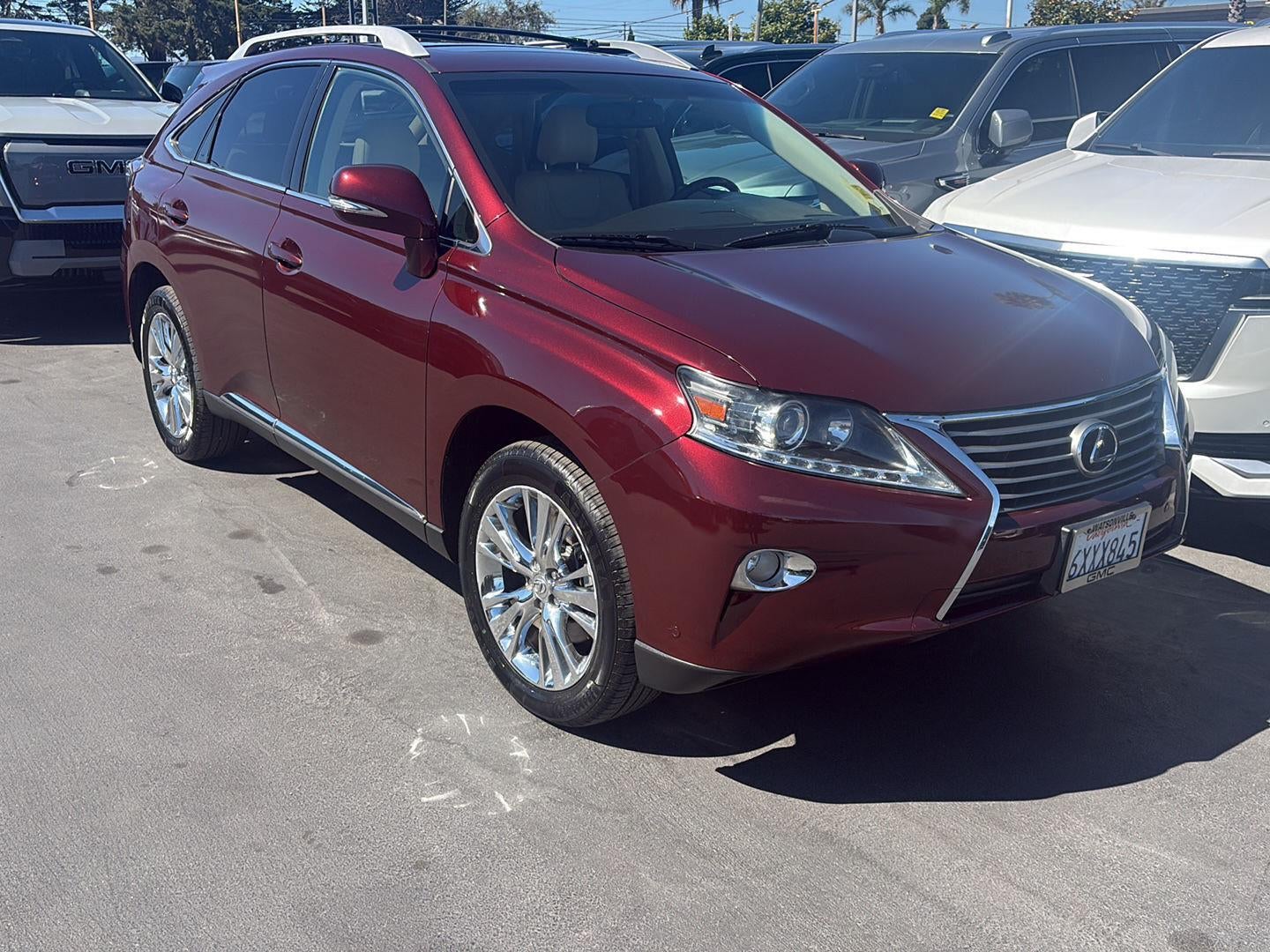 2013 Lexus RX 350 in Red — front three-quarter view