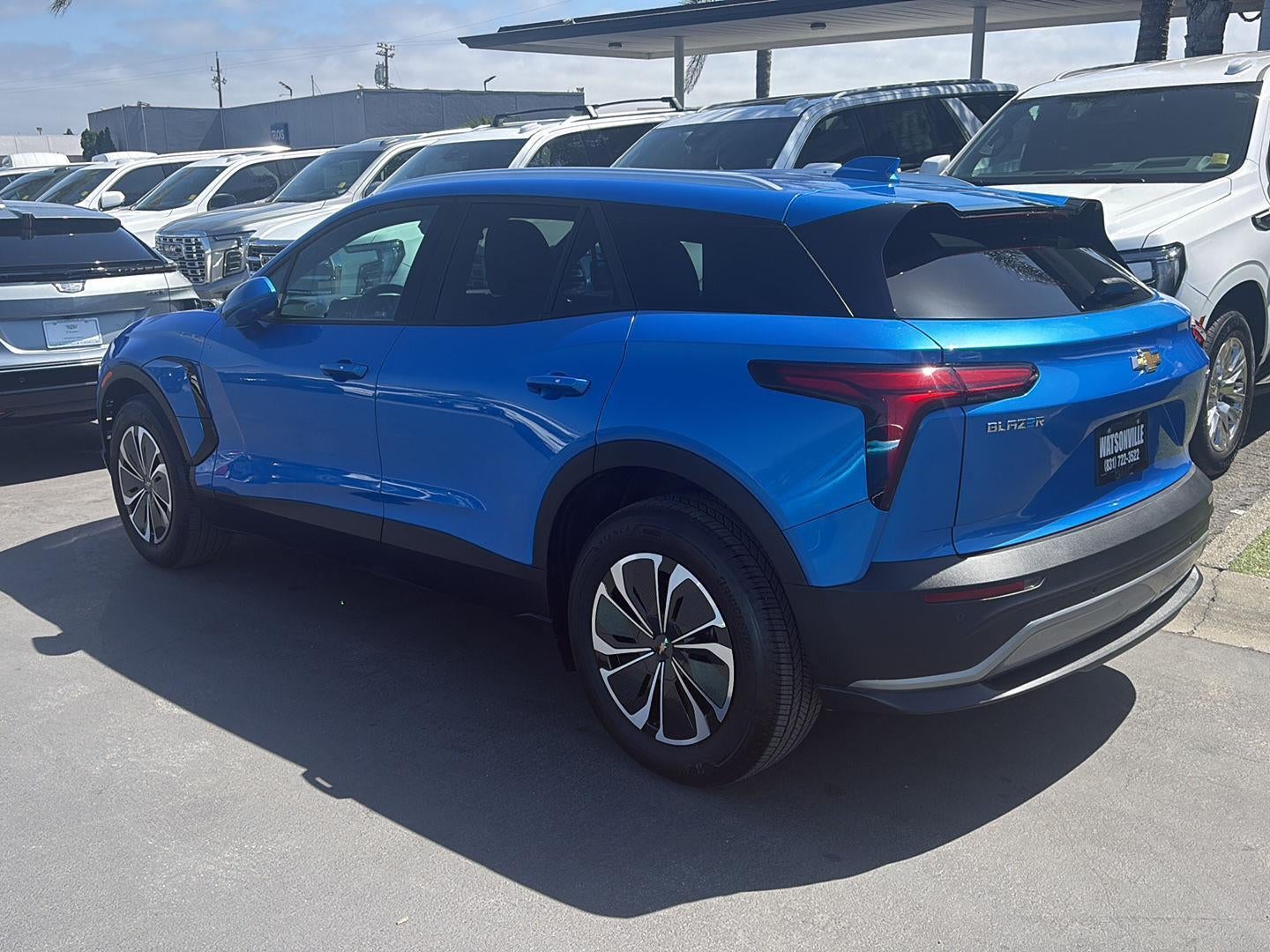 2024 Chevrolet Blazer EV — rear three-quarter view