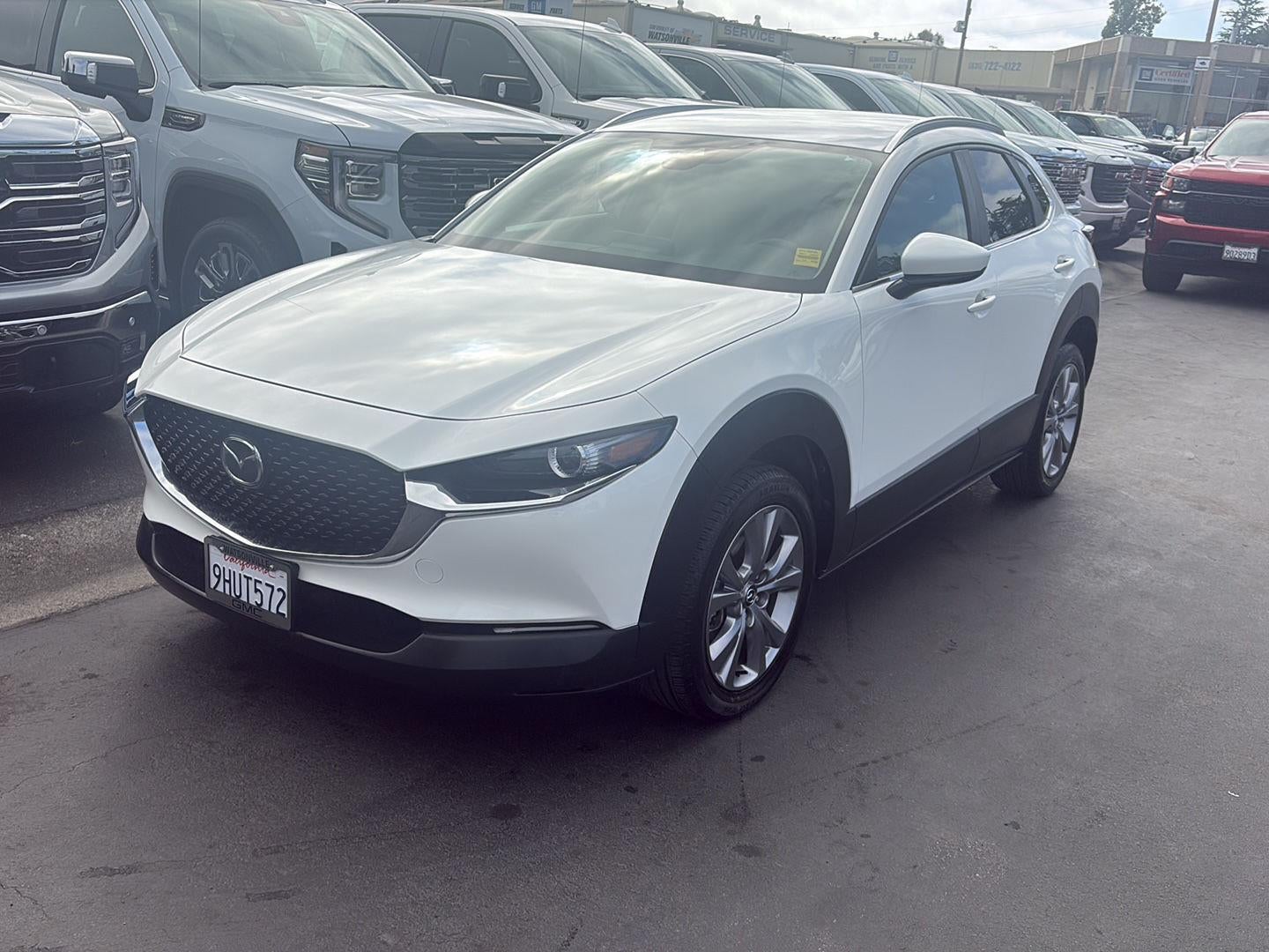 2023 Mazda Mazda CX-30 2.5 S Preferred in White — front three-quarter view