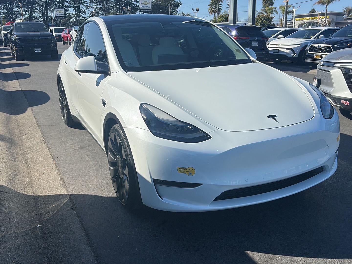 2022 Tesla Model Y Performance in Other — front three-quarter view